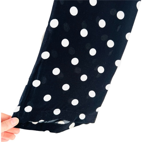 REFORMATION x NASTY GAL Polka Dot Halter Jumpsuit in Black Size L - Picture 4 of 9